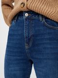 Pieces HIGH WAIST STRAIGHT FIT JEANS, Dark Blue Denim, highres - 17106138_DarkBlueDenim_006.jpg