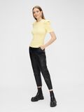 Pieces PUFF SLEEVED RIB TOP, Popcorn, highres - 17110522_Popcorn_820185_005.jpg