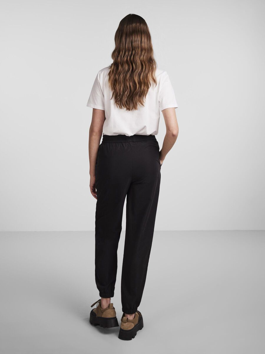 Pieces PCFIBBE HIGH WAISTED TROUSERS, Black, highres - 17142816_Black_004.jpg