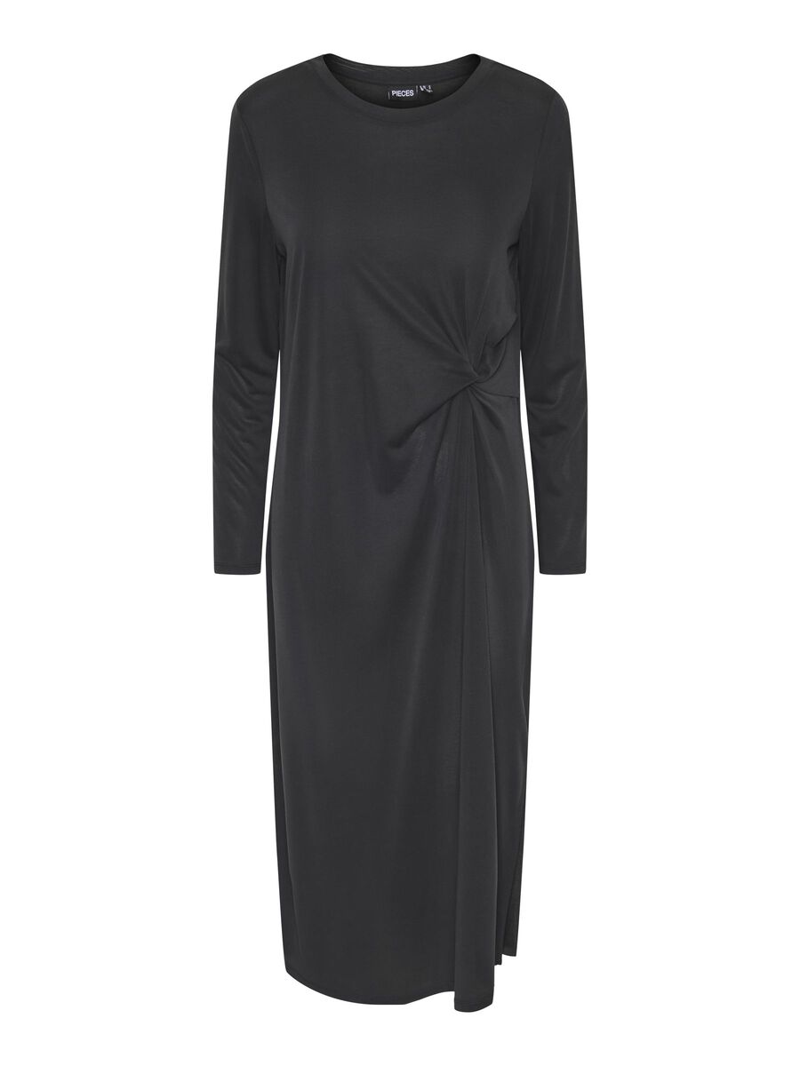 Pieces PCANORA ROBE MI-LONGUE, Black, highres - 17151341_Black_001.jpg