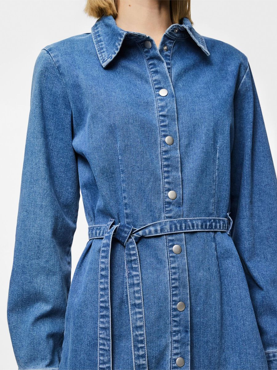 Carousel image - VESTIDO VAQUERO, Light Blue Denim | 5