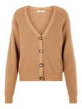Pieces ÜBERSCHNITTENE SCHULTERN STRICKJACKE, Tannin, highres - 17100685_Tannin_001.jpg
