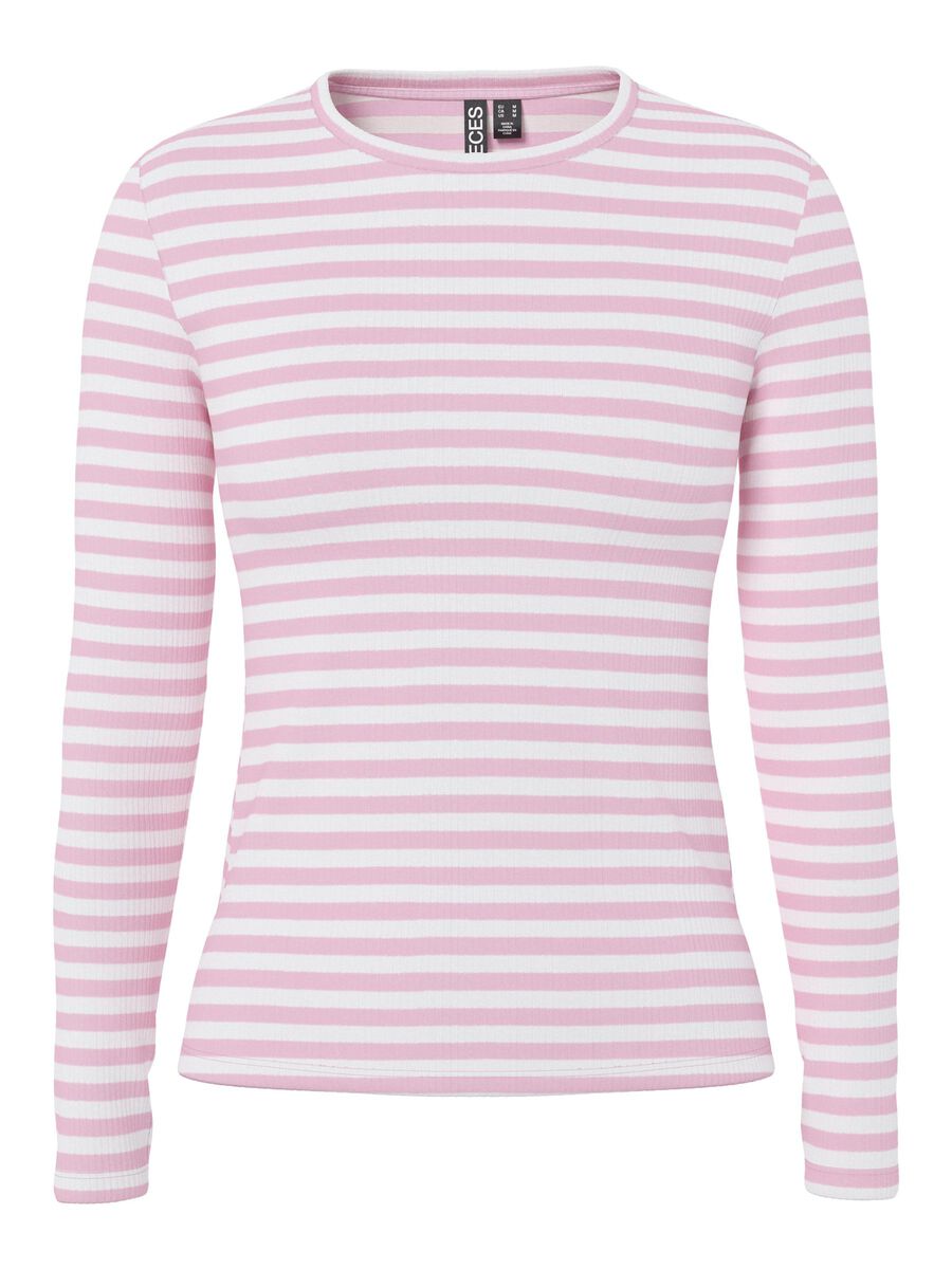 Pieces PCRUKA LONG SLEEVED TOP, Roseate Spoonbill, highres - 17133838_RoseateSpoonbill_1003669_001.jpg