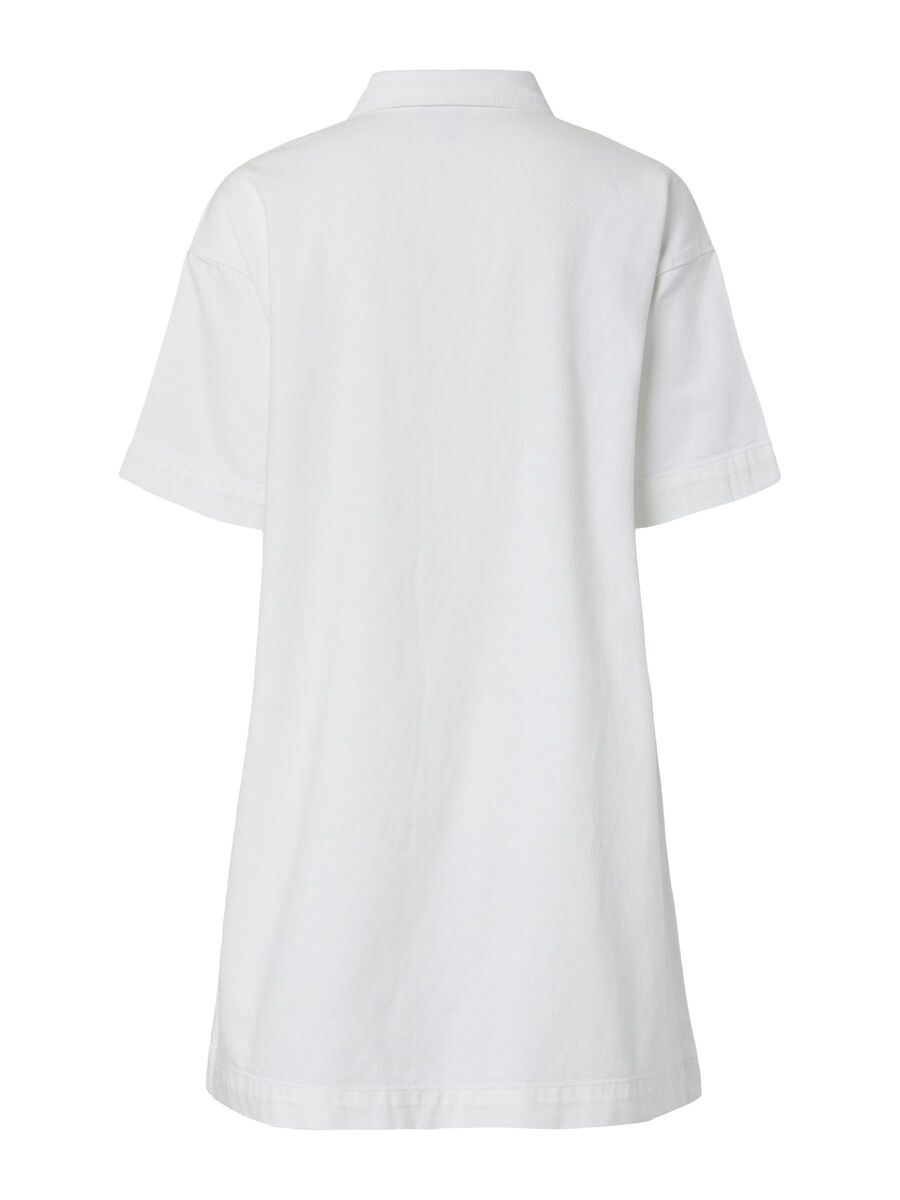 Carousel image - PCSKY A-SHAPE DENIM MINI DRESS, Bright White | 6