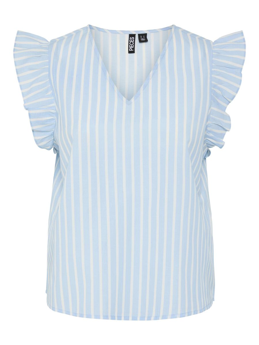 Pieces PCLILIA  SLEEVELESS TOP, Nantucket Breeze, highres - 17156383_NantucketBreeze_1169828_001.jpg
