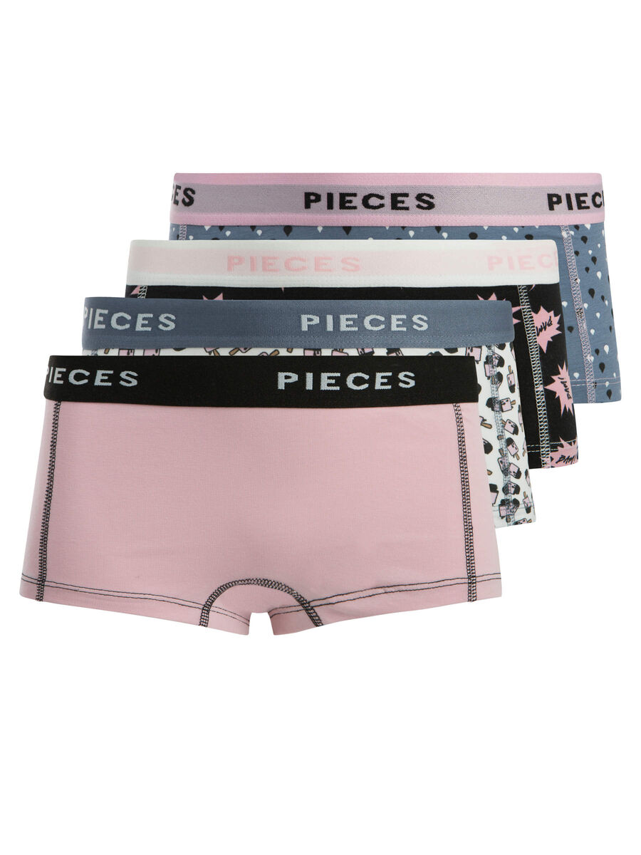 Pieces LOGO LADY BOXERSHORTS, Cameo Pink, highres - 17082880_CameoPink_001.jpg