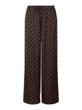 Product image thumbnail - PCJYTTA MW SATIN STRAIGHT-LEG TROUSERS, Hot Fudge | 6