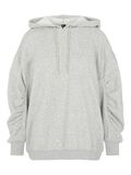 Pieces PCFRANCI HOODIE, Light Grey Melange, highres - 17115899_LightGreyMelange_001.jpg