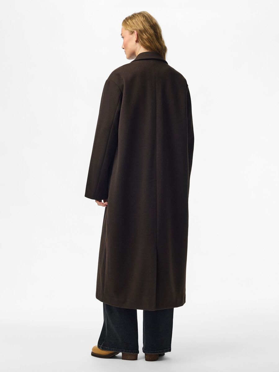 Product carousel image 2 PCAGNES LONG  COAT, Ganache