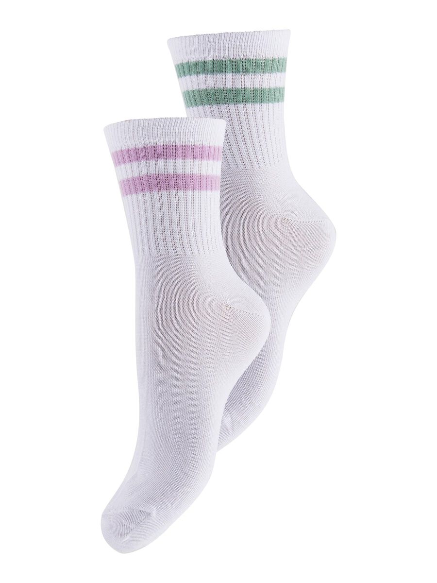 Pieces 2ER-PACK SOCKEN, Bright White, highres - 17117294_BrightWhite_884133_001.jpg