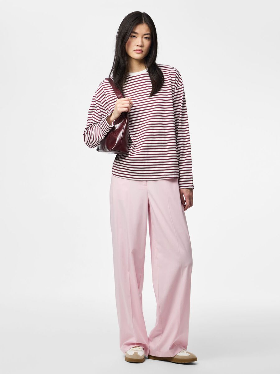 Carousel image - PCROSA HW WIDE-LEG TROUSERS, Roseate Spoonbill | 1