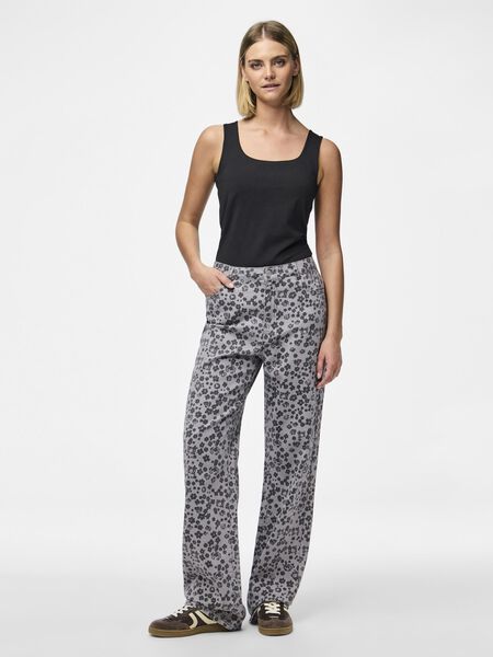 Pieces PCPORTIA HW  STRAIGHT FIT JEANS, Ultimate Grey, highres - 17154518_UltimateGrey_1151927_005.jpg