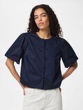 Product image thumbnail - PCBLAIR 2/4 SHORT SLEEVED SHIRT, Maritime Blue | 1