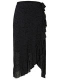 Pieces FRILL MESH MIDI SKIRT, Black, highres - 17093764_Black_001.jpg