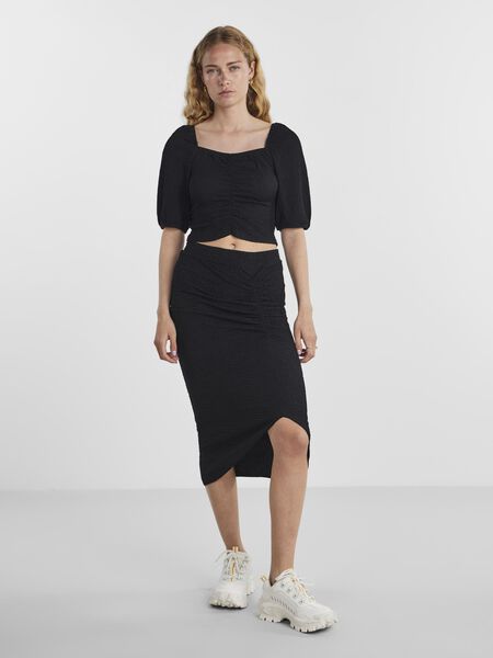 Pieces PCKEEGAN JUPE MI-LONGUE, Black, highres - 17137597_Black_005.jpg