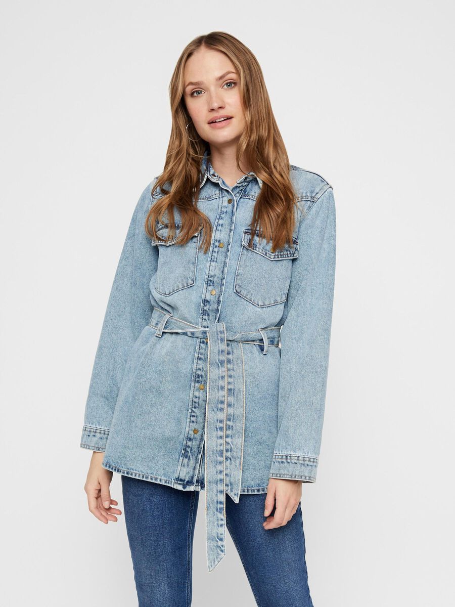 Pieces OVERSIZE JEANSJACKE, Light Blue Denim, highres - 17102244_LightBlueDenim_003.jpg