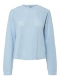 Pieces PCSCOUT COTTON KNITTED JUMPER, Cashmere Blue, highres - 17155921_CashmereBlue_001.jpg