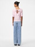 Pieces PCFUNIA BOW KNITTED TOP, Pink Tulle, highres - 17161141_PinkTulle_004.jpg
