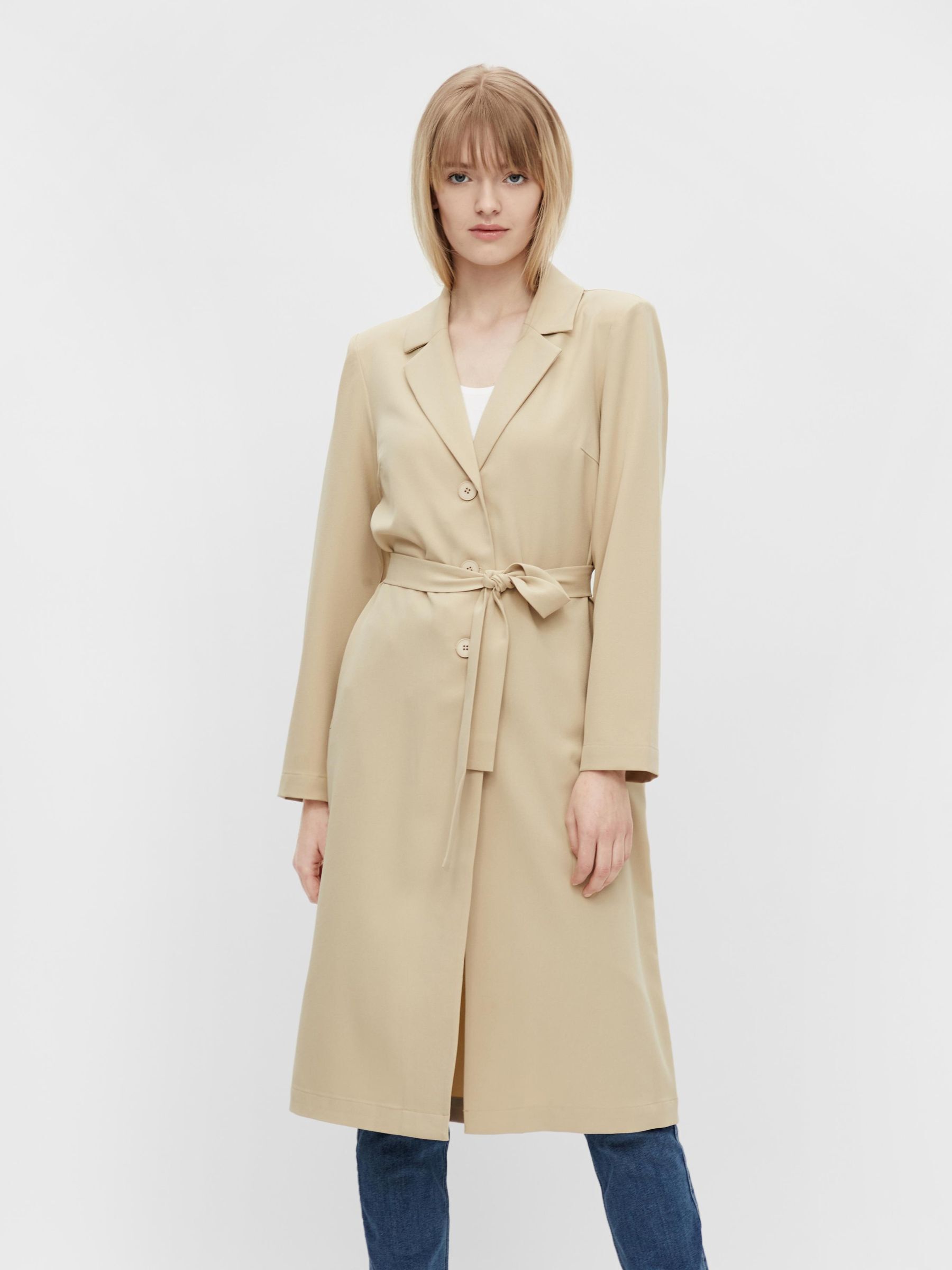 Tie belt coat | Pieces