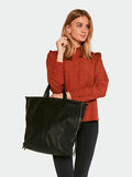 Pieces ZIPPER DETAILED SHOULDER BAG, Black, highres - 17091503_Black_008.jpg