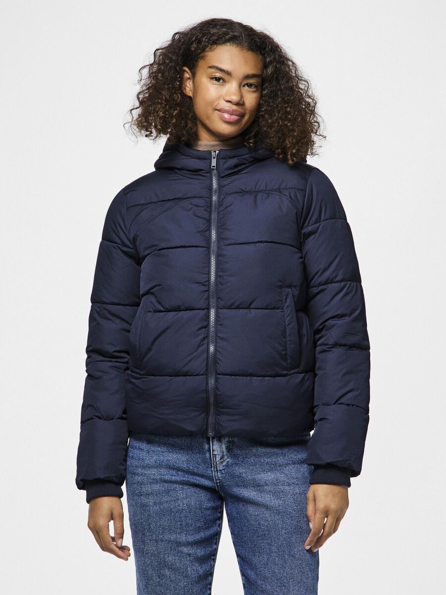 PCBEE PADDED JACKET | Blue | PIECES® Spain