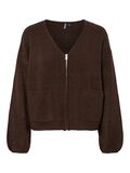 Product image thumbnail - PCJUNNA KNITTED CARDIGAN, Hot Fudge | 6