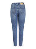 Pieces PCKESIA HW MOM-JEANS, Medium Blue Denim, highres - 17105515_MediumBlueDenim_002.jpg