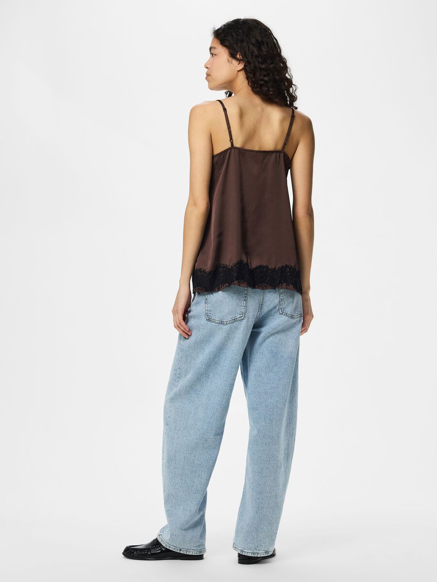 Product carousel image - PCARIEL SPITZEN-DETAIL OBERTEIL, Hot Fudge | 2