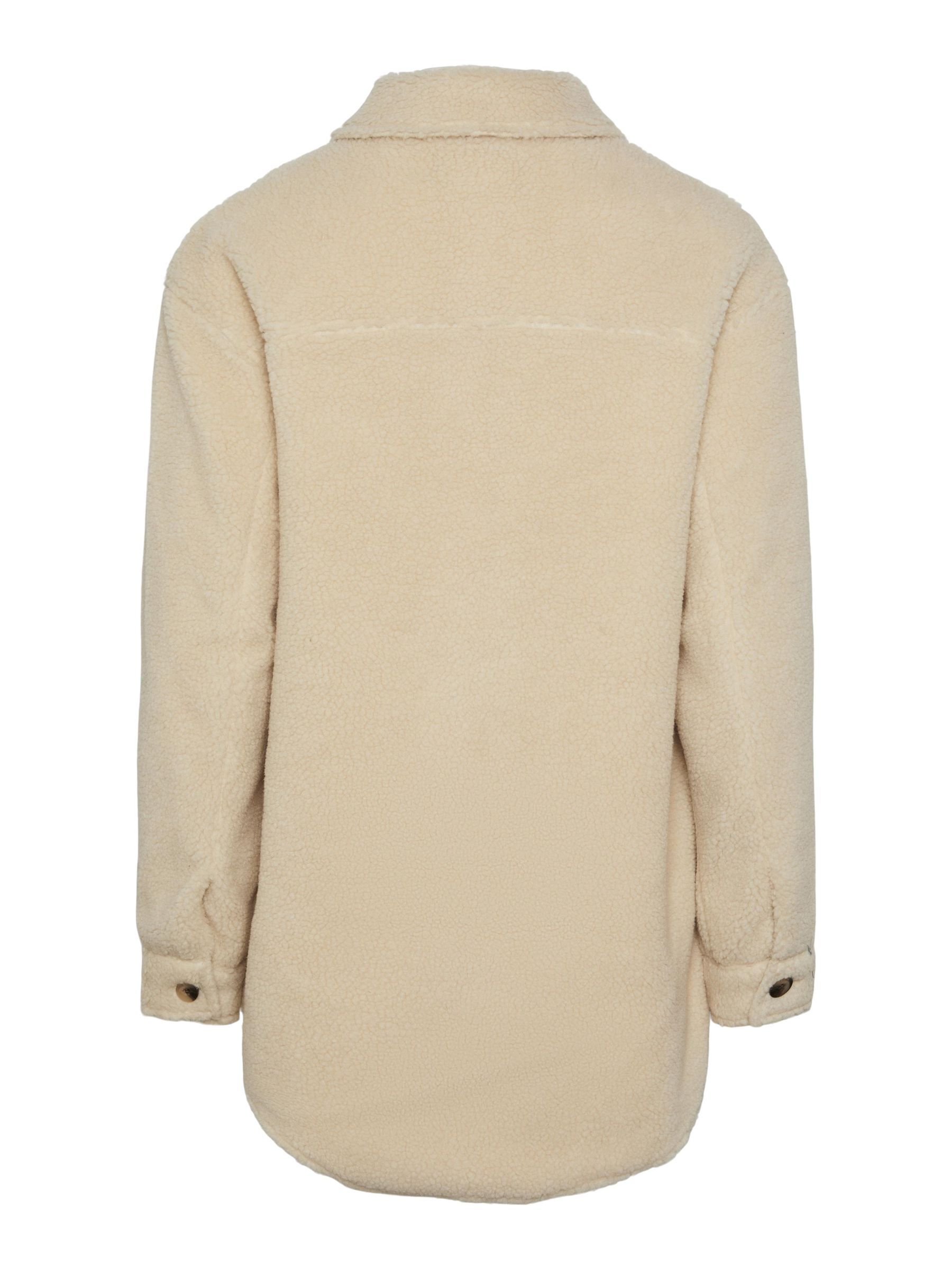 Uo shalia teddy chuck on jacket top