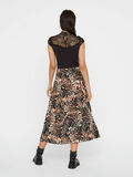 Pieces PRINTED VISCOSE MIDI SKIRT, Black, highres - 17099507_Black_717922_004.jpg