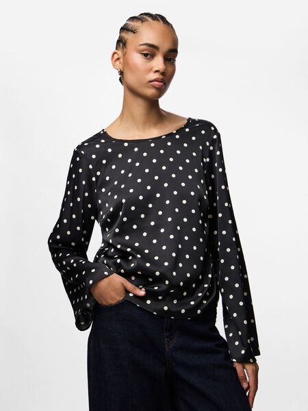 Pieces PCJYTTA SATIN  LONG SLEEVED TOP, Black, highres - 17166233_Black_1282803_003.jpg
