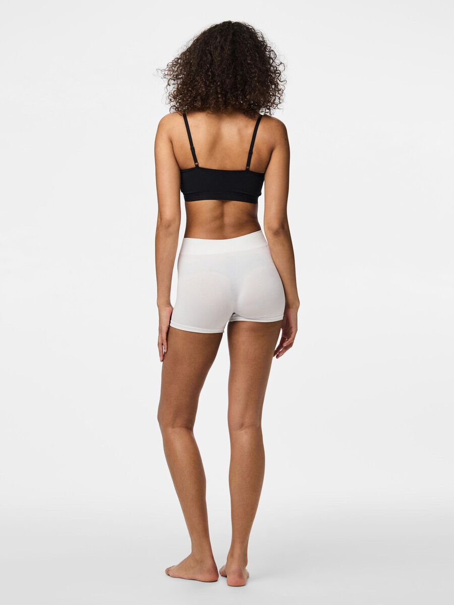 Pieces PCLONDON NYLON BIKE SHORTS, Bright White, highres - 17065440_BrightWhite_004.jpg