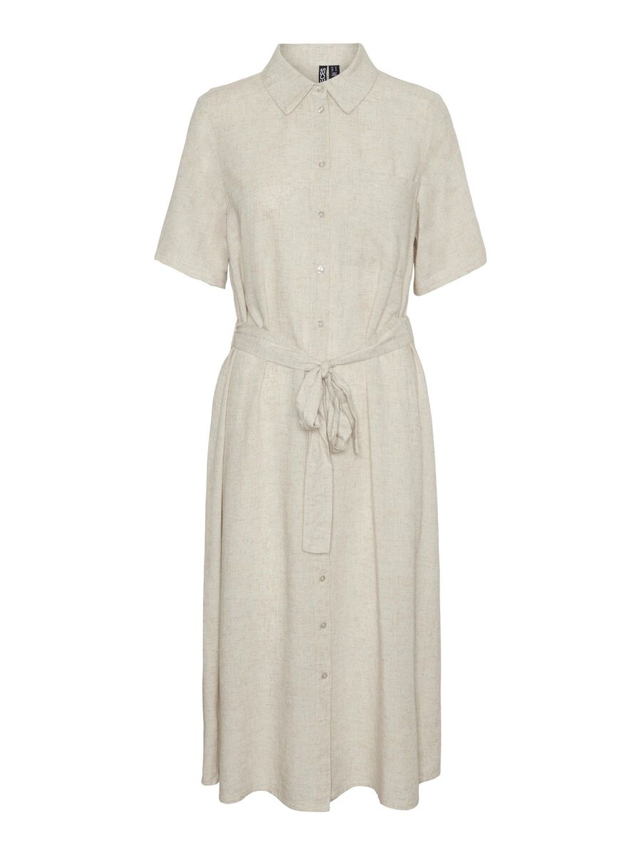 Pieces PCPIA SHIRT DRESS, Birch, highres - 17152063_Birch_1188922_001.jpg