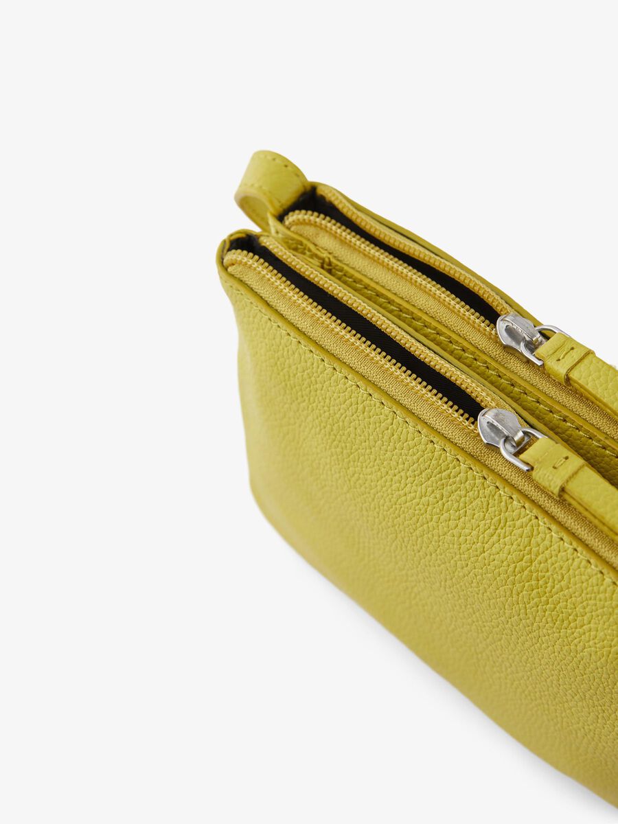 Pieces LEATHER CROSSBODY BAG, Lemon Zest, highres - 17113832_LemonZest_005.jpg