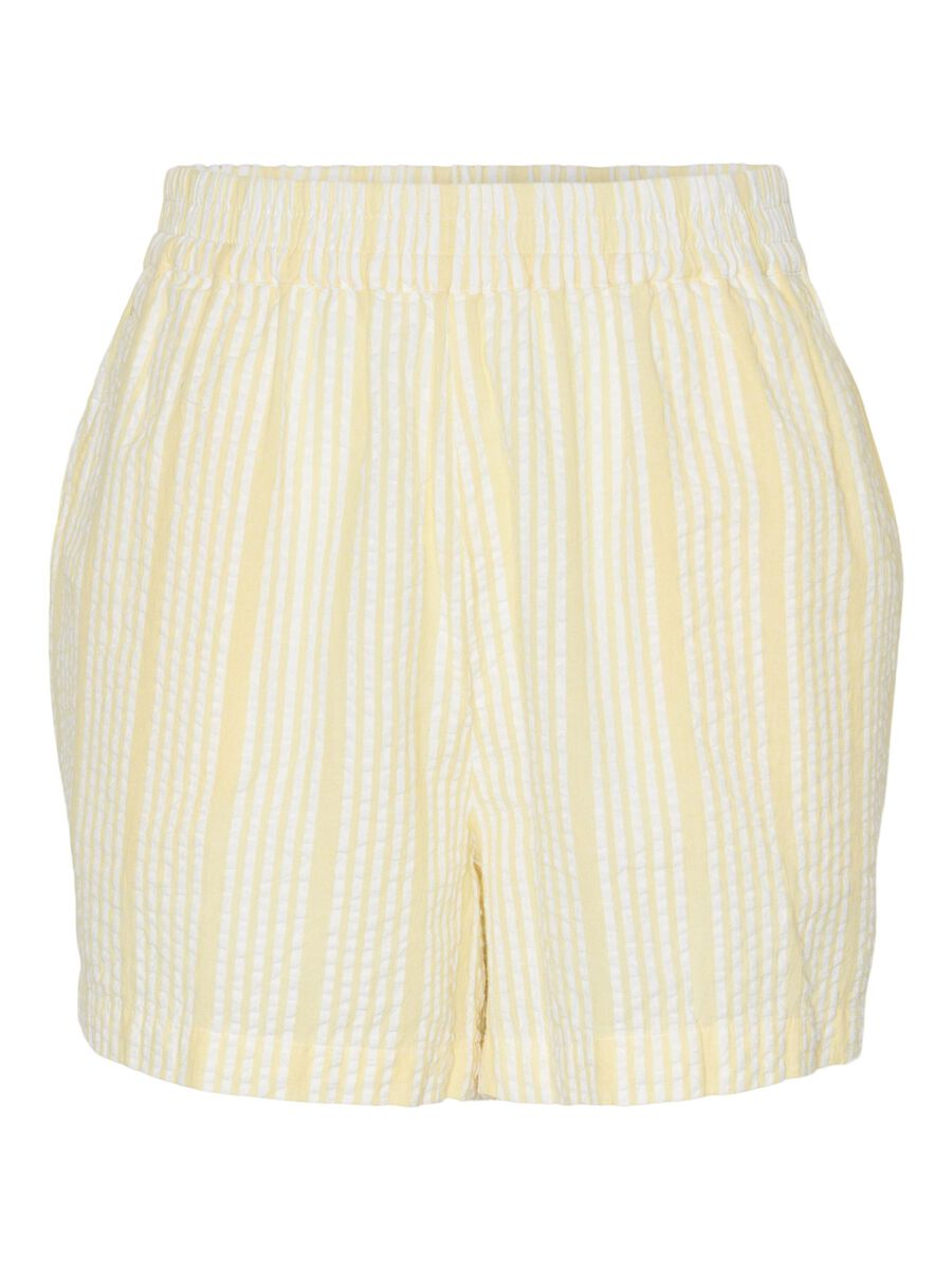 Pieces PCTESSA SEERSUCKER SHORTS, Pale Banana, highres - 17152069_PaleBanana_1137406_001.jpg