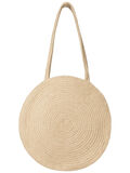 Pieces ROUND STRAW BAG, Natural, highres - 17091280_Natural_001.jpg