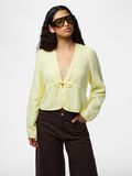 Product image thumbnail - PCSASTINA MUSSELIN BLOUSE, French Vanilla | 1