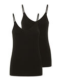 Pieces 2-PACK SLEEVELESS TOP, Black, highres - 17097948_Black_001.jpg