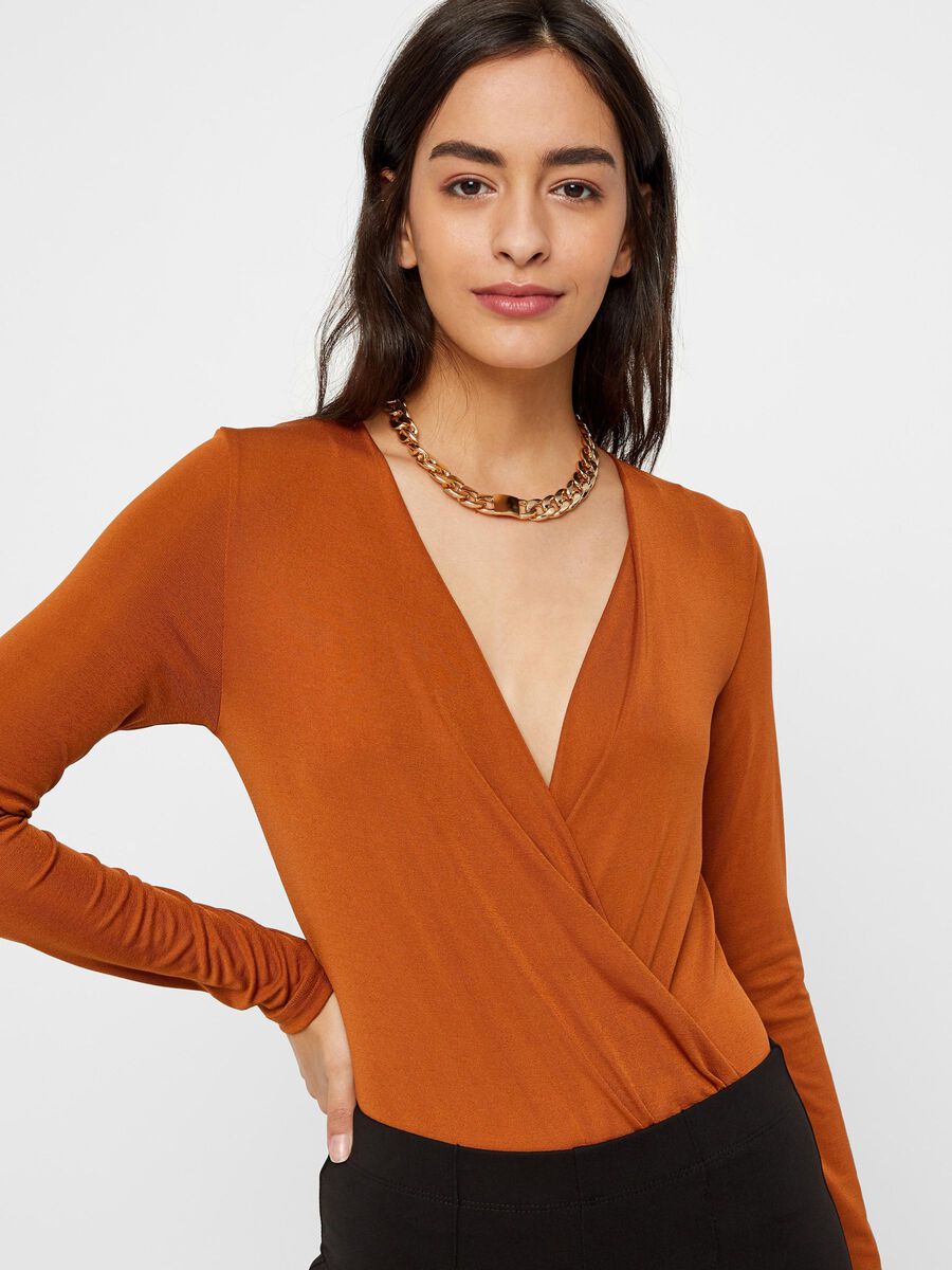 Carousel image - SL&Aring;-OM BODYSTOCKING, Mocha Bisque | 4