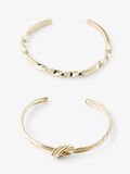 Pieces 2-PAK ARMBÅND, Gold Colour, highres - 17103856_GoldColour_001.jpg
