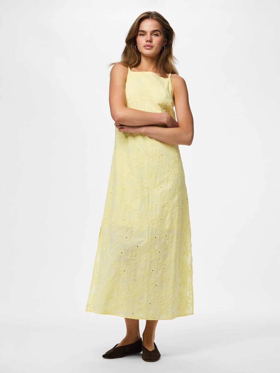 Carousel image - PCGINGER MAXI DRESS, French Vanilla | 3