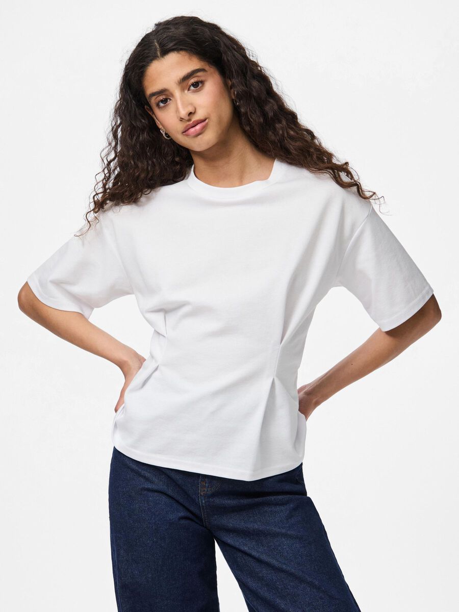 Pieces PCSKYLAR T-SHIRT, Bright White, highres - 17163778_BrightWhite_003.jpg