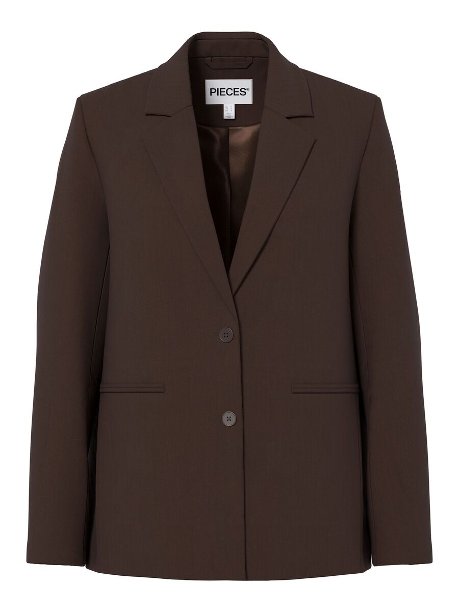 Product carousel image - PCBOSELLA LOOSE BLAZER, Hot Fudge | 1