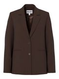 Product image thumbnail - PCBOSELLA LOOSE FIT BLAZER, Hot Fudge | 1