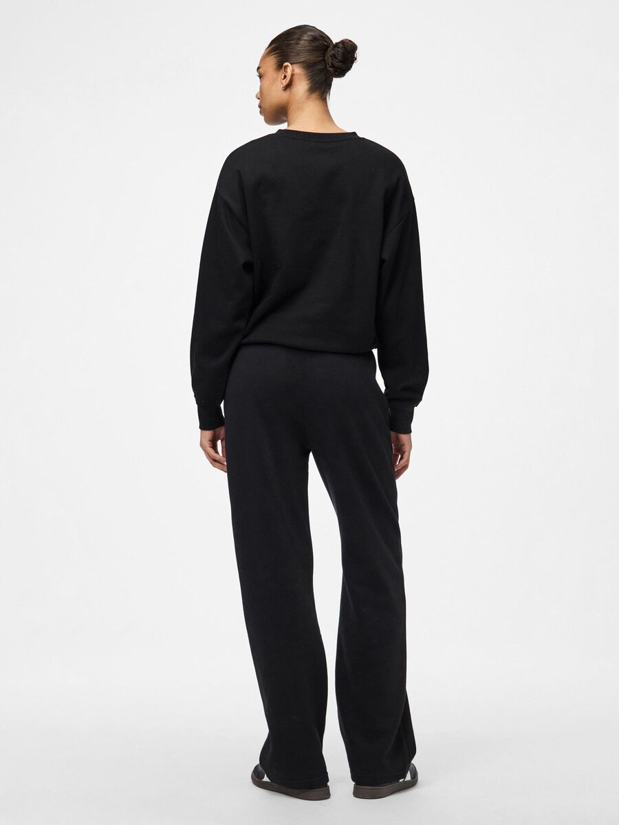 Pieces PCCHILLI JOGGING EN MOLLETON, Black, highres - 17140745_Black_004.jpg