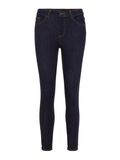 Pieces PCDELLY MW SKINNY FIT JEANS, Dark Blue Denim, highres - 17097303_DarkBlueDenim_001.jpg