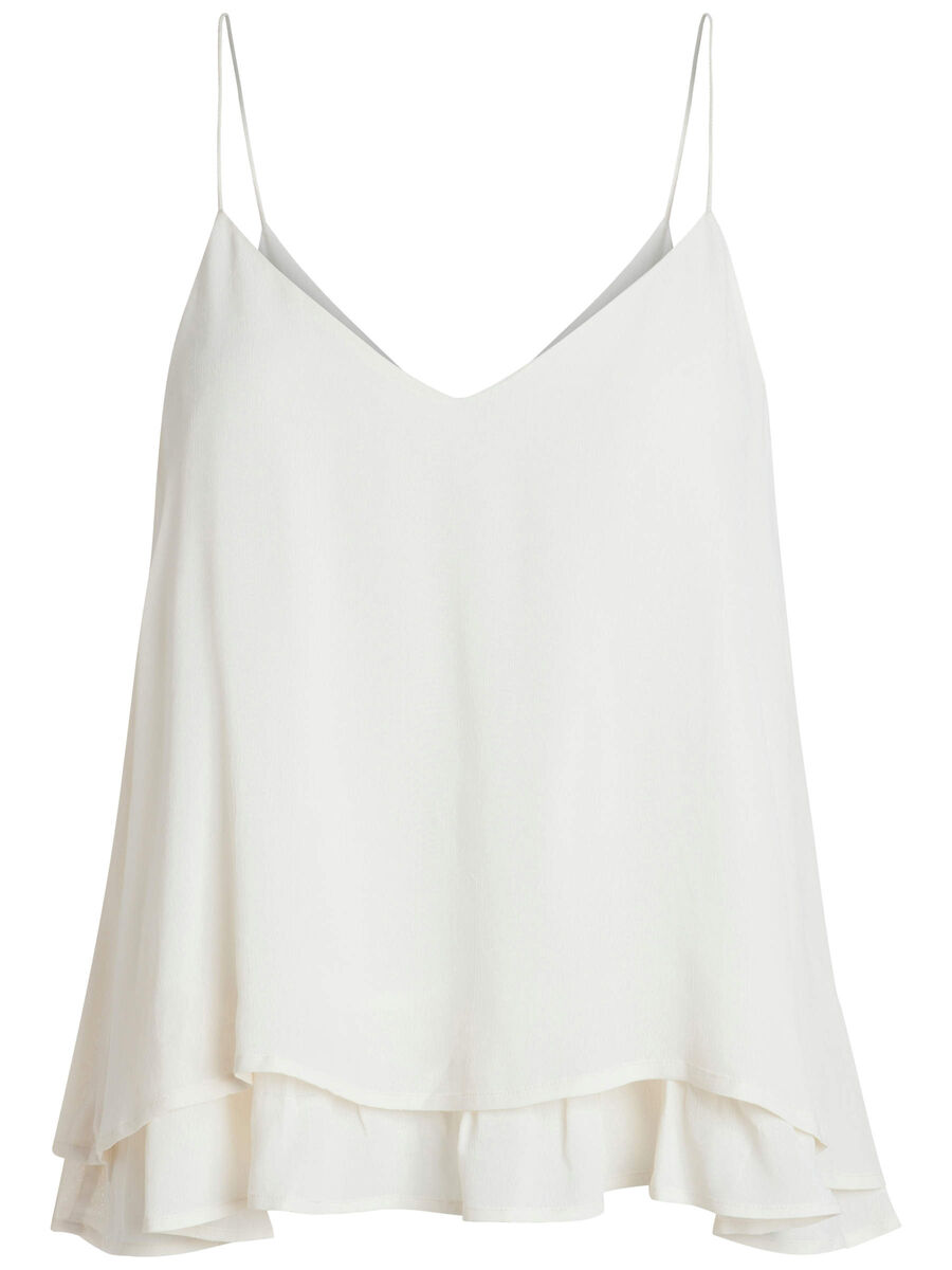 Pieces SLEEVELESS SUMMER BLOUSE, Cloud Dancer, highres - 17082642_CloudDancer_001.jpg