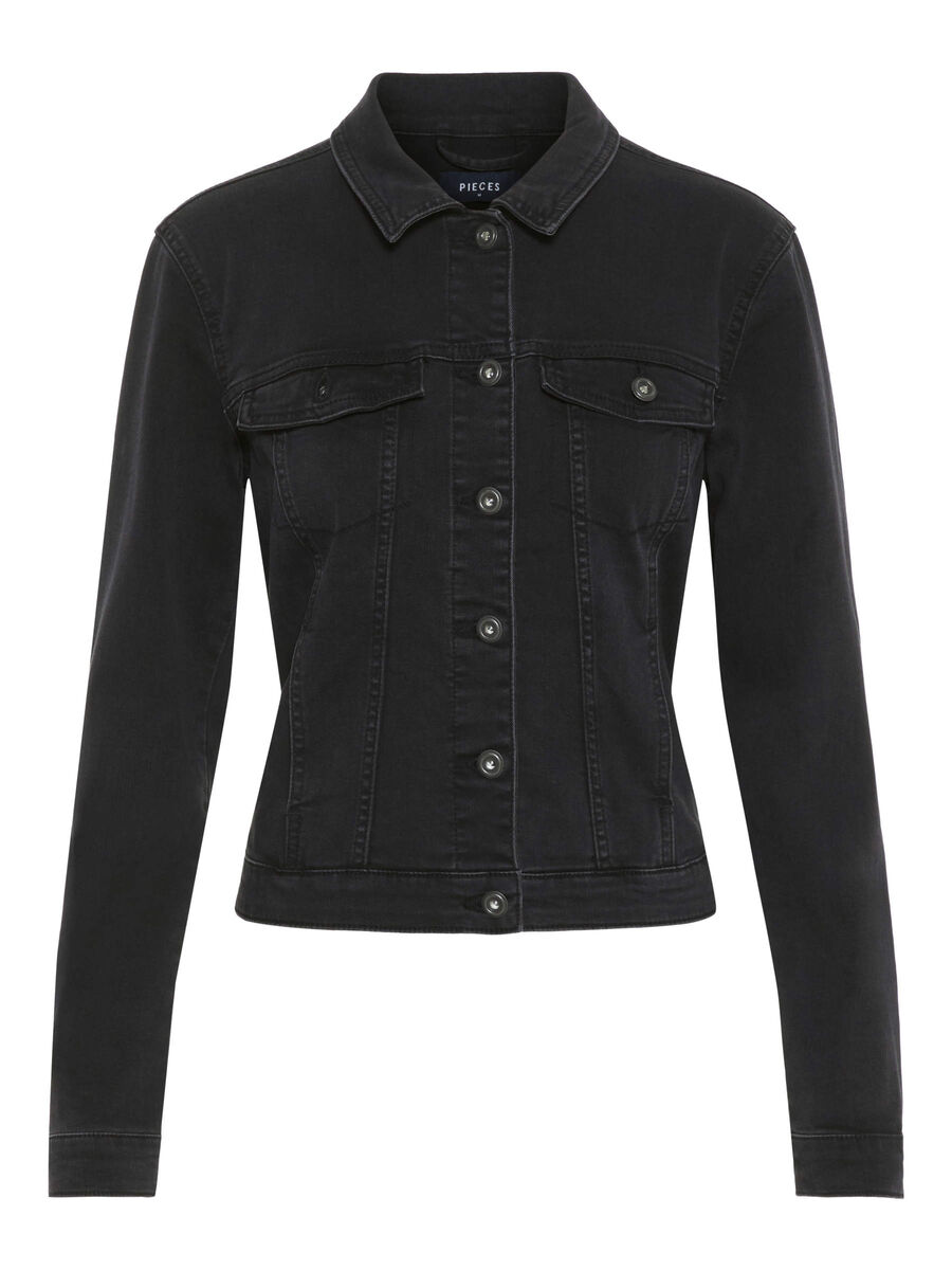 Carousel image - BLACK DENIM JACKET, Black Denim | 6