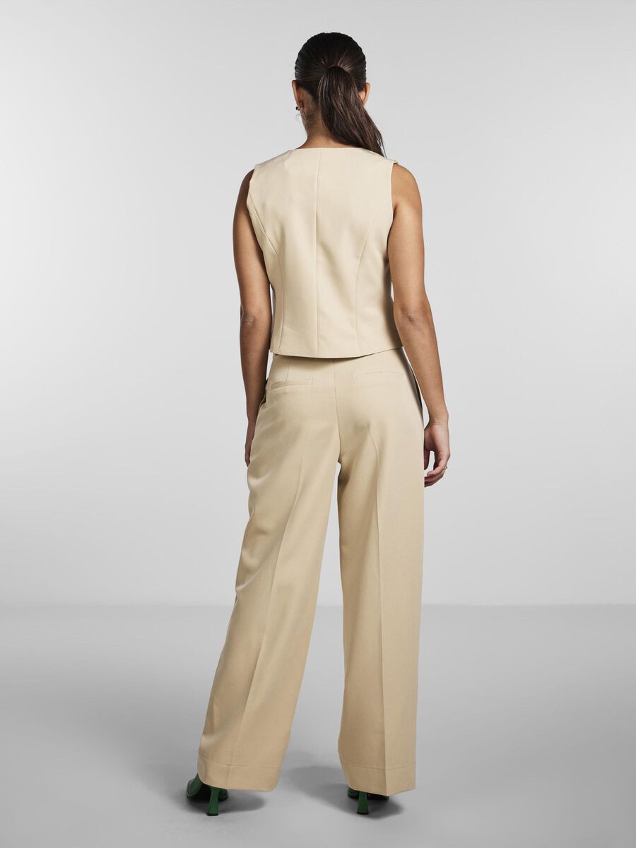 Pieces PCKYZA WAISTCOAT, Irish Cream, highres - 17137660_IrishCream_004.jpg