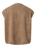 Product image thumbnail - PCKATTY TEDDY VEST, Silver Mink | 6